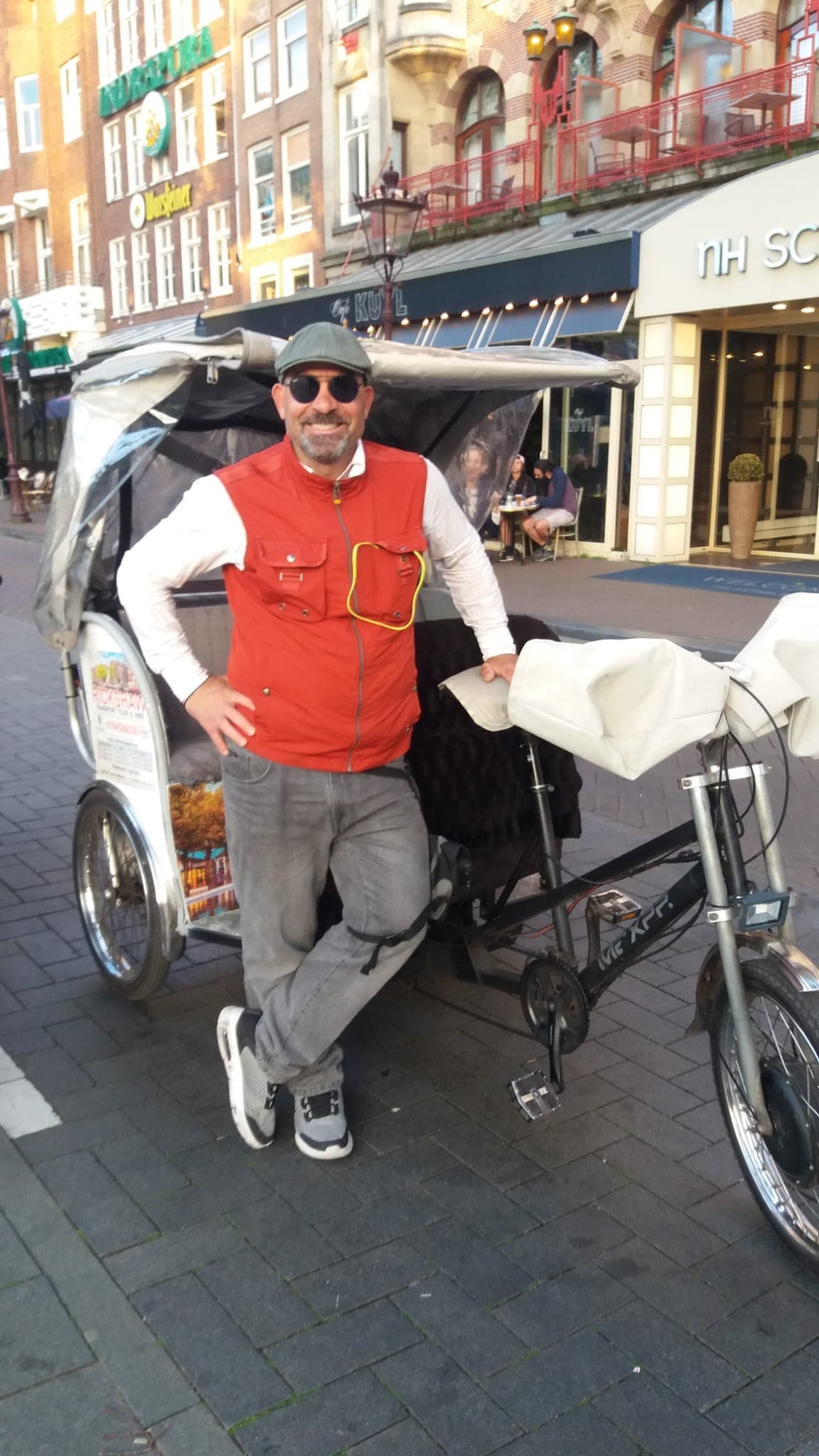 Ted — Amsterdam Bike Taxi Driver